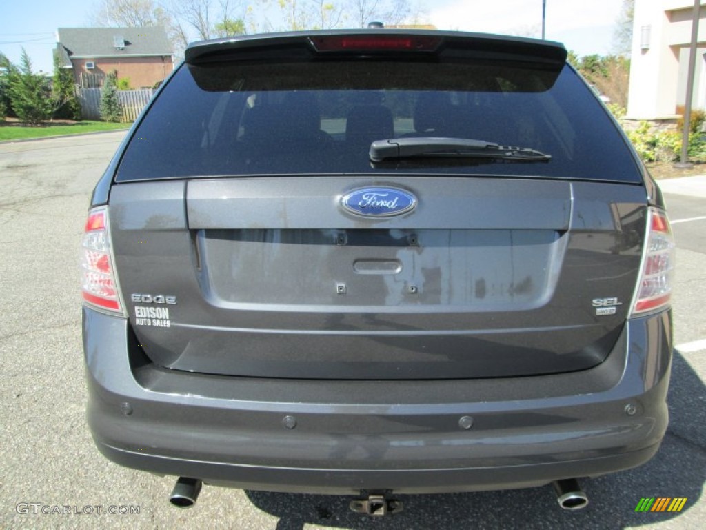 2007 Edge SEL Plus AWD - Carbon Metallic / Charcoal Black photo #6