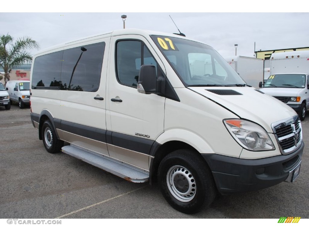 2007 Sprinter Van 2500 Passenger w/Wheelchair Access - Arctic White / Gray photo #1