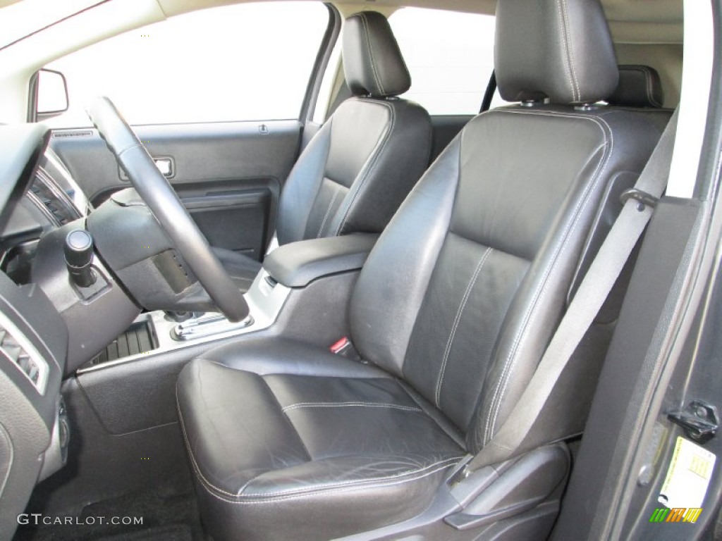 2007 Edge SEL Plus AWD - Carbon Metallic / Charcoal Black photo #13