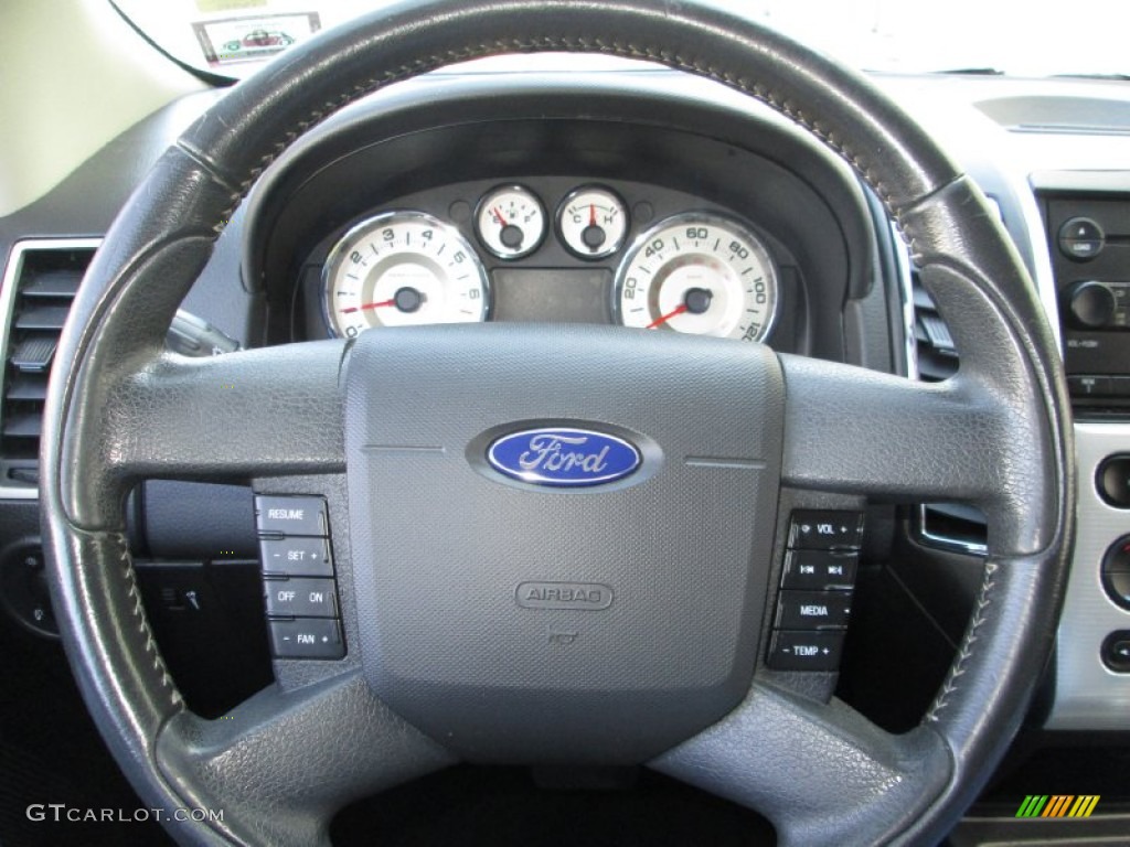 2007 Edge SEL Plus AWD - Carbon Metallic / Charcoal Black photo #24