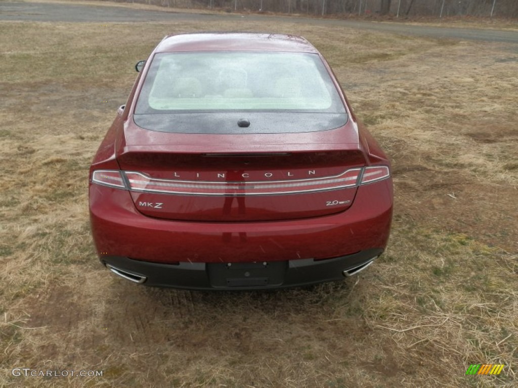 2013 MKZ 2.0L EcoBoost AWD - Ruby Red / Light Dune photo #5
