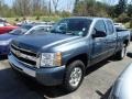 2010 Blue Granite Metallic Chevrolet Silverado 1500 LT Extended Cab 4x4  photo #3