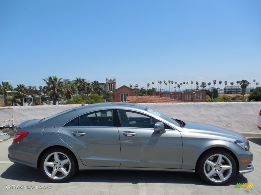 Palladium Silver Metallic 2014 Mercedes-Benz CLS 550 Coupe Exterior Photo #80257688