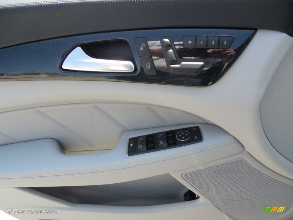 2014 Mercedes-Benz CLS 550 Coupe Ash/Black Door Panel Photo #80257736