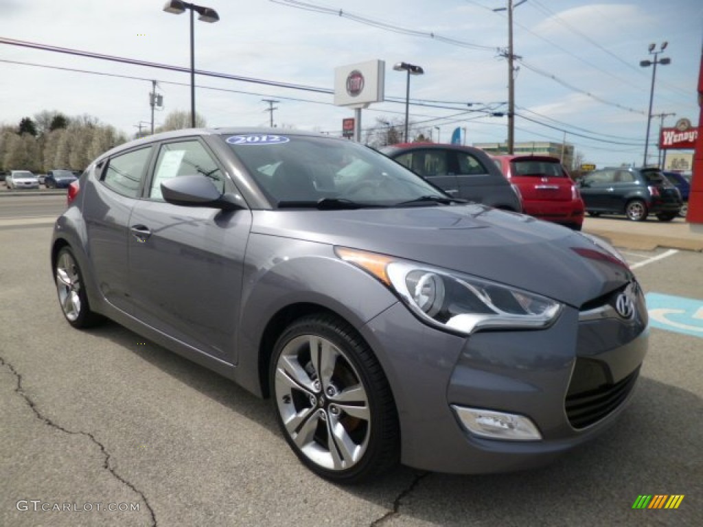 2012 Veloster  - Triathlon Gray / Black photo #1