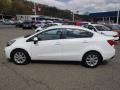 2013 Clear White Kia Rio EX Sedan  photo #5