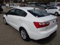 2013 Clear White Kia Rio EX Sedan  photo #6