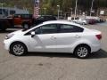 2013 Clear White Kia Rio EX Sedan  photo #5