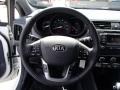 2013 Clear White Kia Rio EX Sedan  photo #19