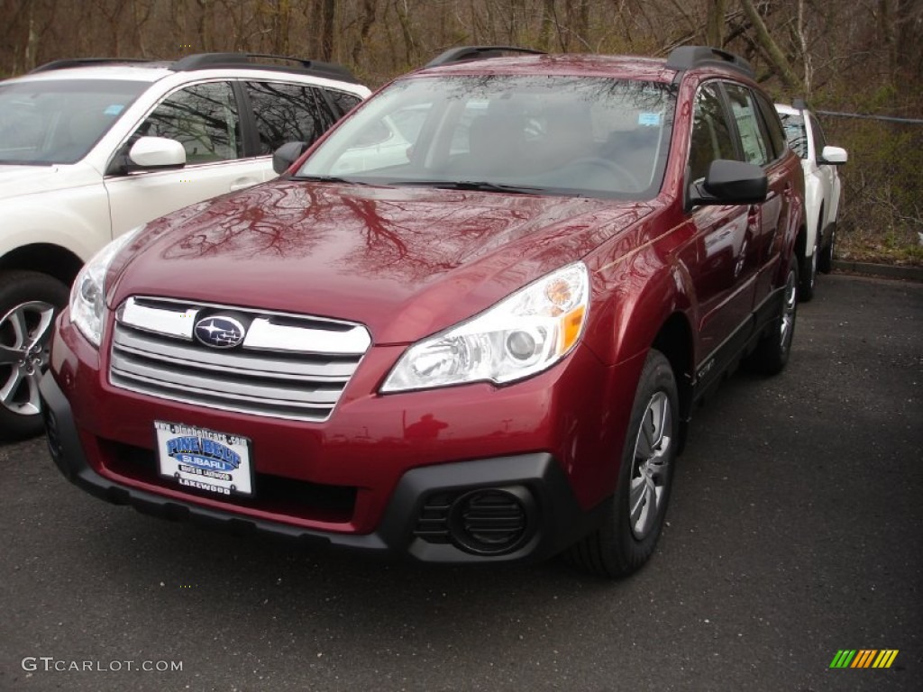 2013 Outback 2.5i - Venetian Red Pearl / Black photo #1