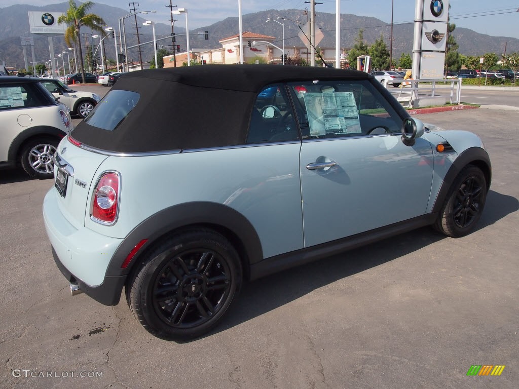 2013 Cooper Convertible - Ice Blue / Carbon Black photo #2