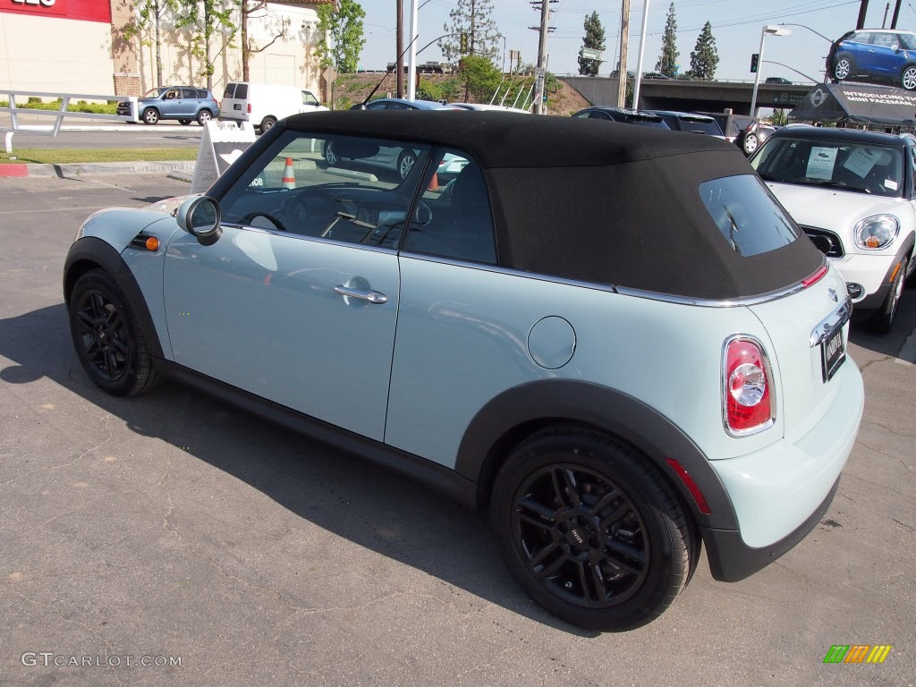 2013 Cooper Convertible - Ice Blue / Carbon Black photo #3