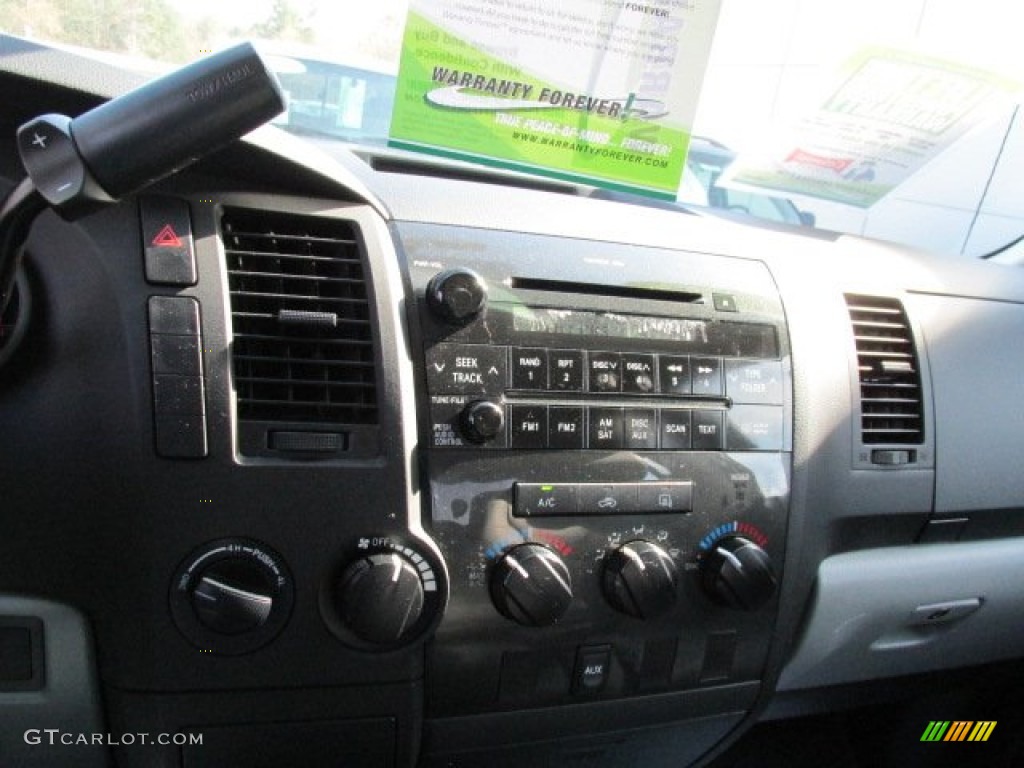 2010 Tundra Double Cab 4x4 - Super White / Graphite Gray photo #16