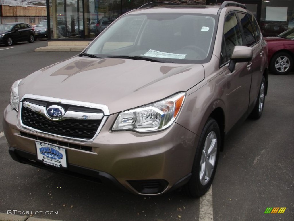 2014 Forester 2.5i Premium - Burnished Bronze Metallic / Black photo #1