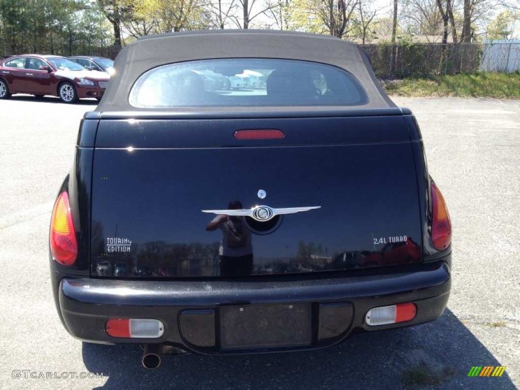 2005 PT Cruiser Touring Turbo Convertible - Black / Dark Slate Gray photo #6