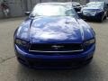 2014 Deep Impact Blue Ford Mustang V6 Premium Coupe  photo #3
