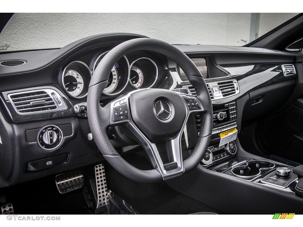 2014 Mercedes-Benz CLS 550 Coupe Black Dashboard Photo #80266220