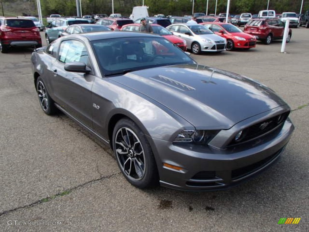 Sterling Gray 2014 Ford Mustang GT Premium Coupe Exterior Photo #80266386