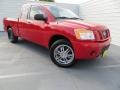 2008 Red Alert Nissan Titan XE King Cab  photo #1