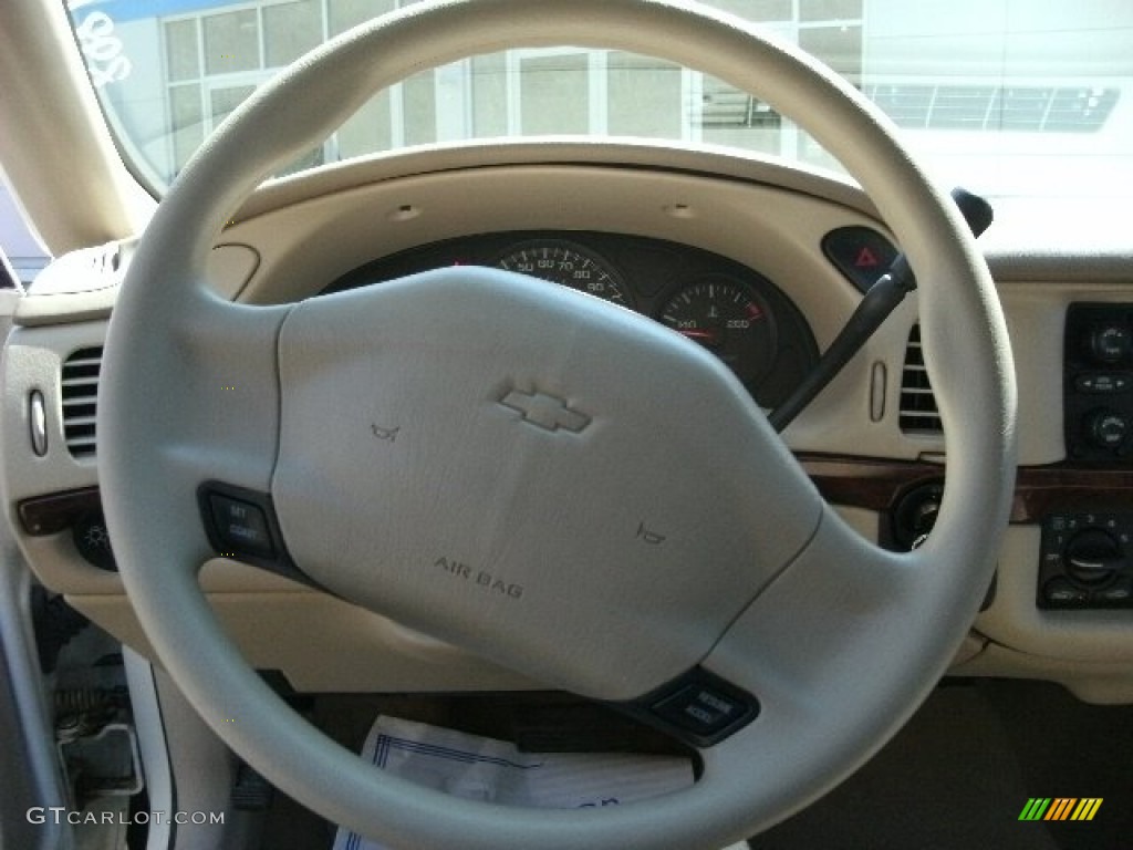 2003 Chevrolet Impala Standard Impala Model Medium Gray Steering Wheel Photo #80267071
