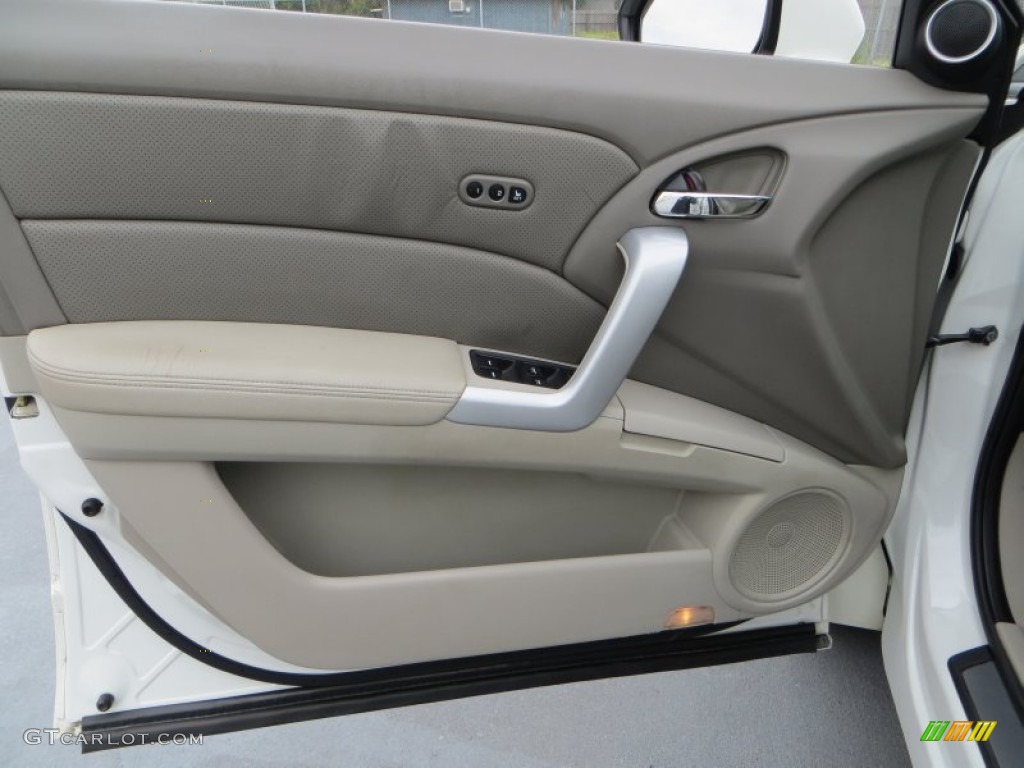 2008 RDX Technology - White Diamond Pearl / Taupe photo #33