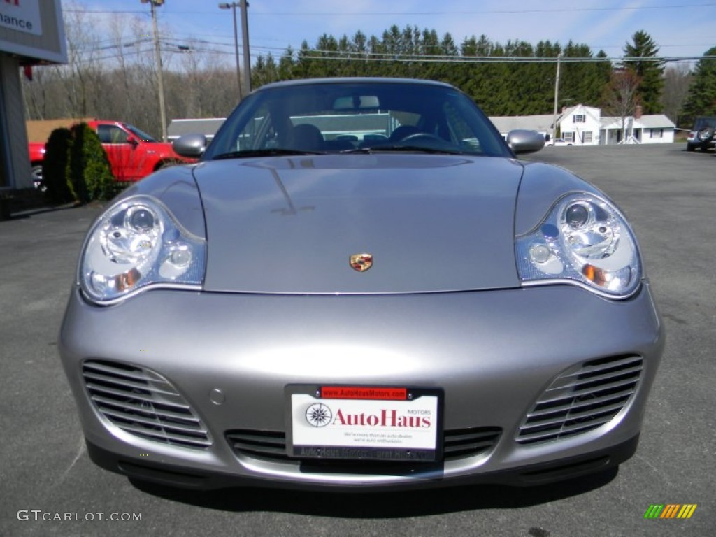 2004 911 Carrera 40th Anniversary Edition Coupe - GT Silver Metallic / Natural Leather Grey photo #11