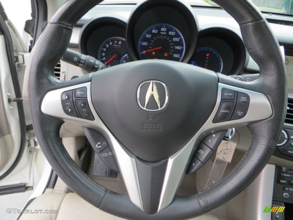 2008 RDX Technology - White Diamond Pearl / Taupe photo #44