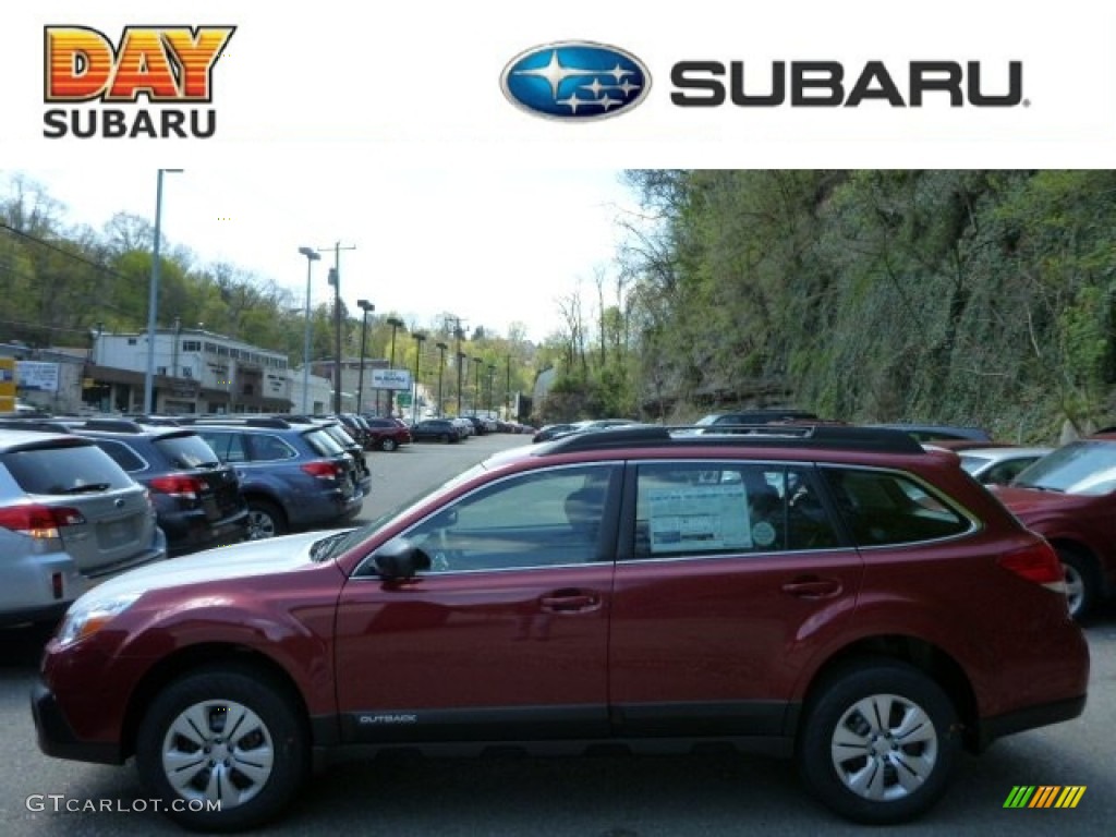 2013 Outback 2.5i - Venetian Red Pearl / Black photo #1