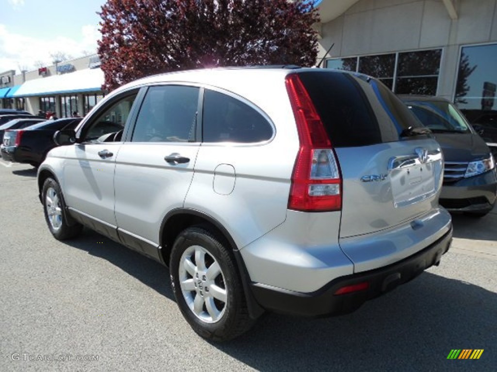 2009 CR-V EX 4WD - Alabaster Silver Metallic / Gray photo #3