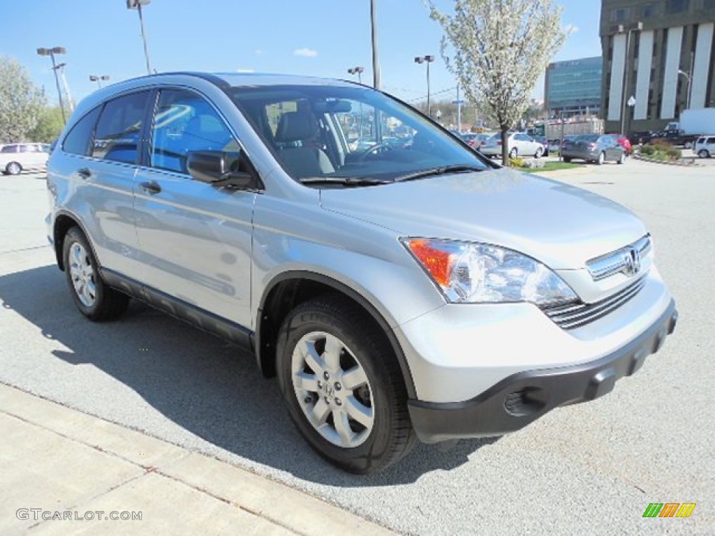 2009 CR-V EX 4WD - Alabaster Silver Metallic / Gray photo #5