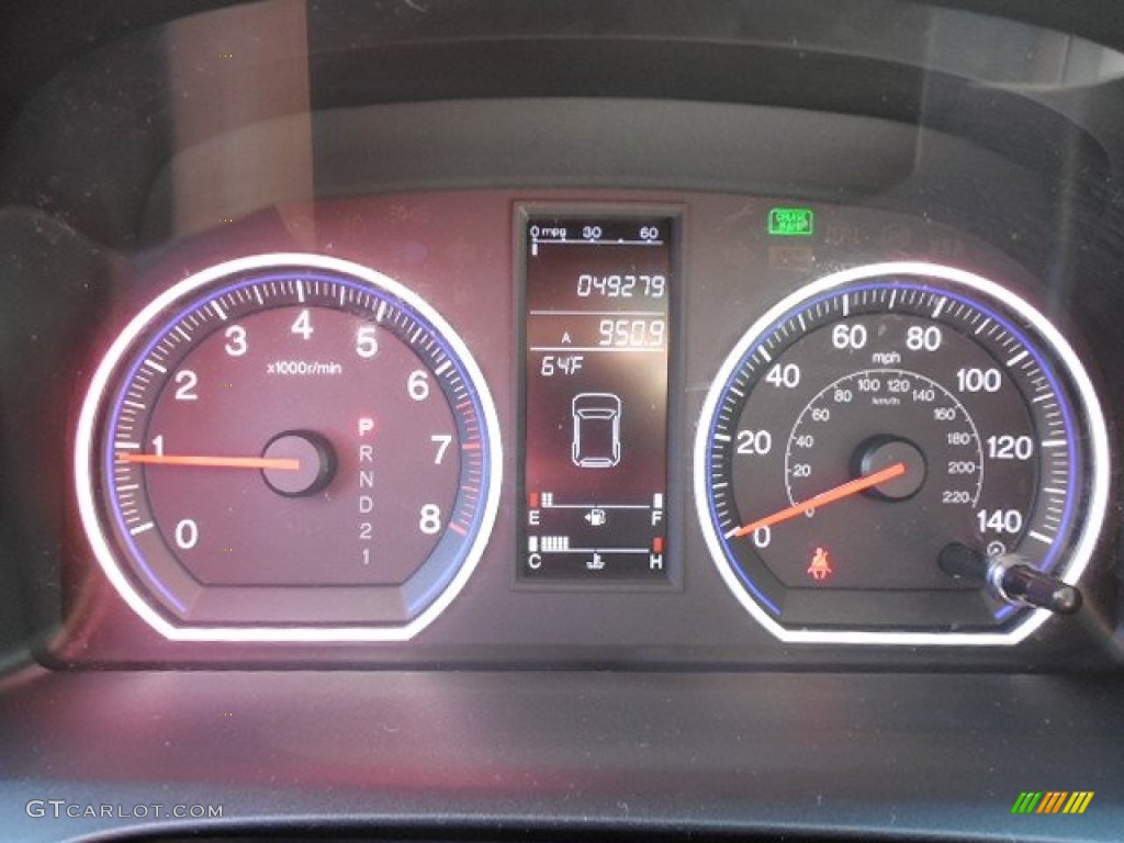 2009 CR-V EX 4WD - Alabaster Silver Metallic / Gray photo #15