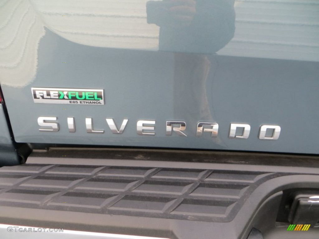 2012 Silverado 1500 Work Truck Regular Cab 4x4 - Blue Granite Metallic / Dark Titanium photo #19