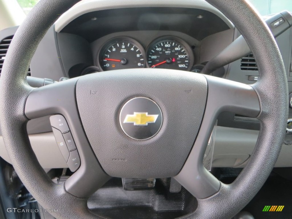 2012 Silverado 1500 Work Truck Regular Cab 4x4 - Blue Granite Metallic / Dark Titanium photo #34