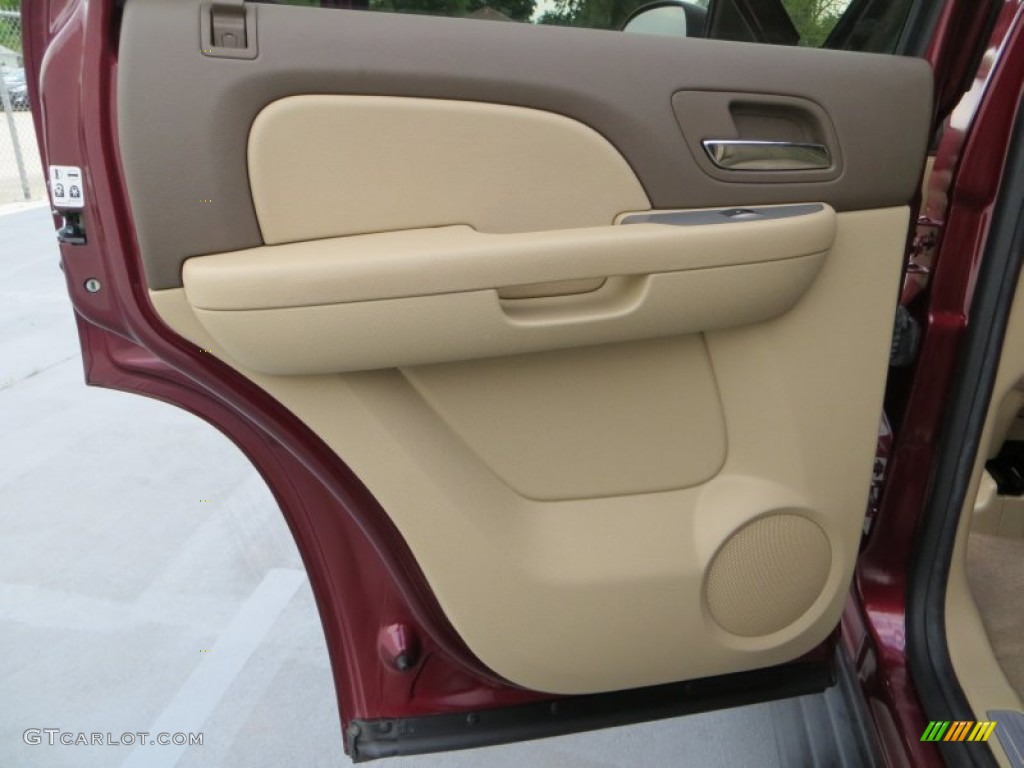 2009 Tahoe LS - Deep Ruby Red Metallic / Light Cashmere photo #32