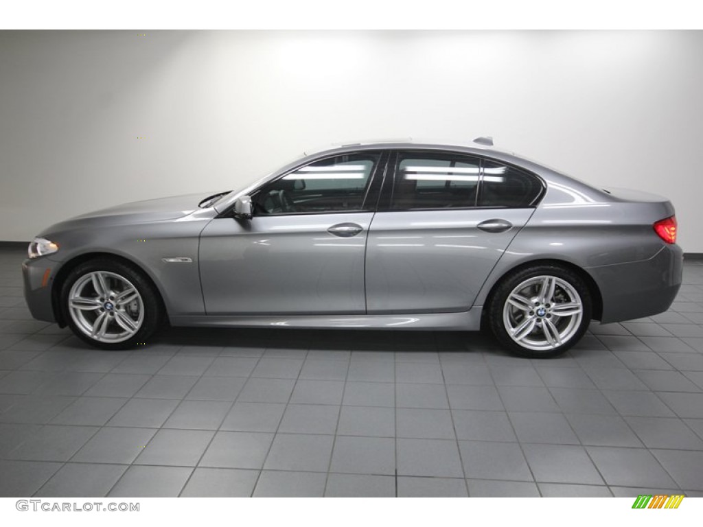 Space Gray Metallic 2013 BMW 5 Series 535i xDrive Sedan Exterior Photo #80272485