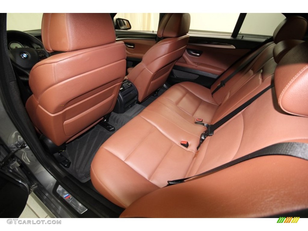 2013 BMW 5 Series 535i xDrive Sedan Rear Seat Photo #80272856