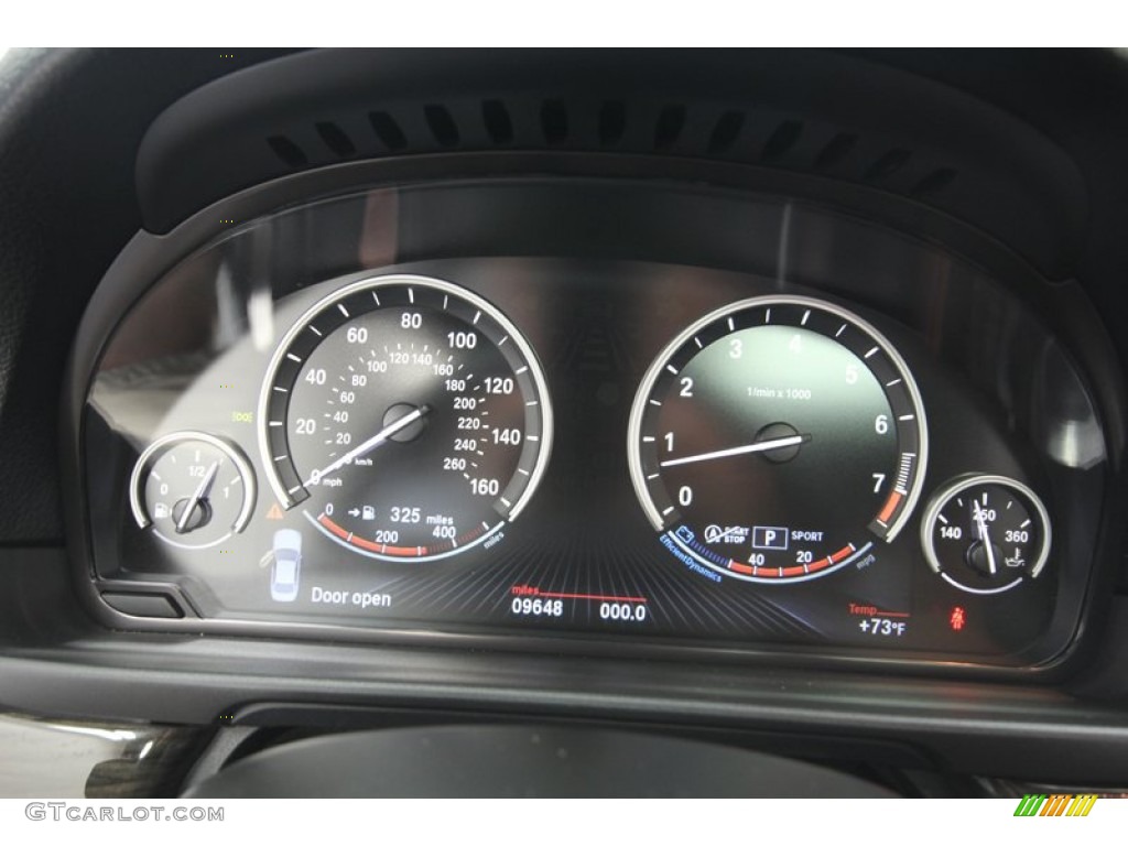 2013 BMW 5 Series 535i xDrive Sedan Gauges Photo #80273075
