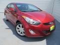 2013 Sparkling Ruby Hyundai Elantra Limited  photo #2