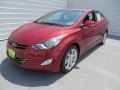 2013 Sparkling Ruby Hyundai Elantra Limited  photo #9