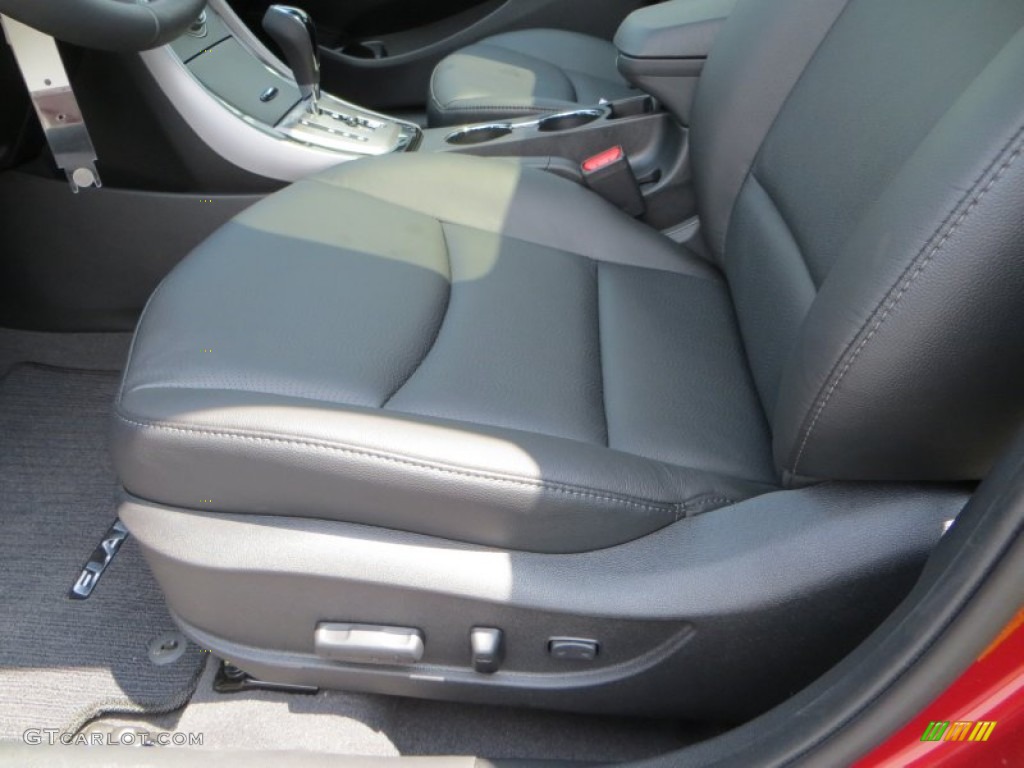 2013 Elantra Limited - Sparkling Ruby / Black photo #23