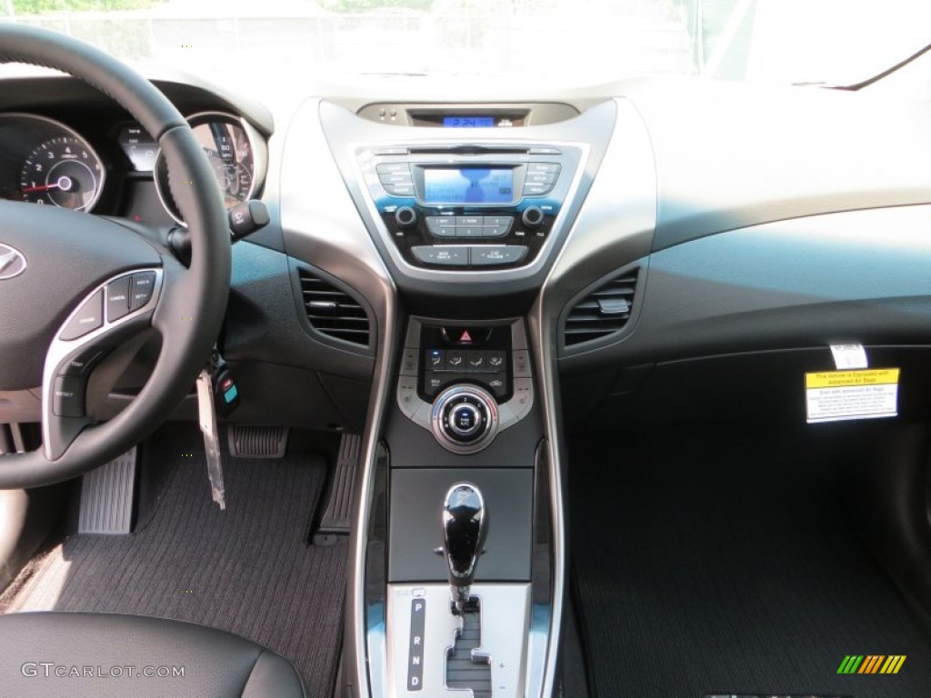 2013 Elantra Limited - Sparkling Ruby / Black photo #26