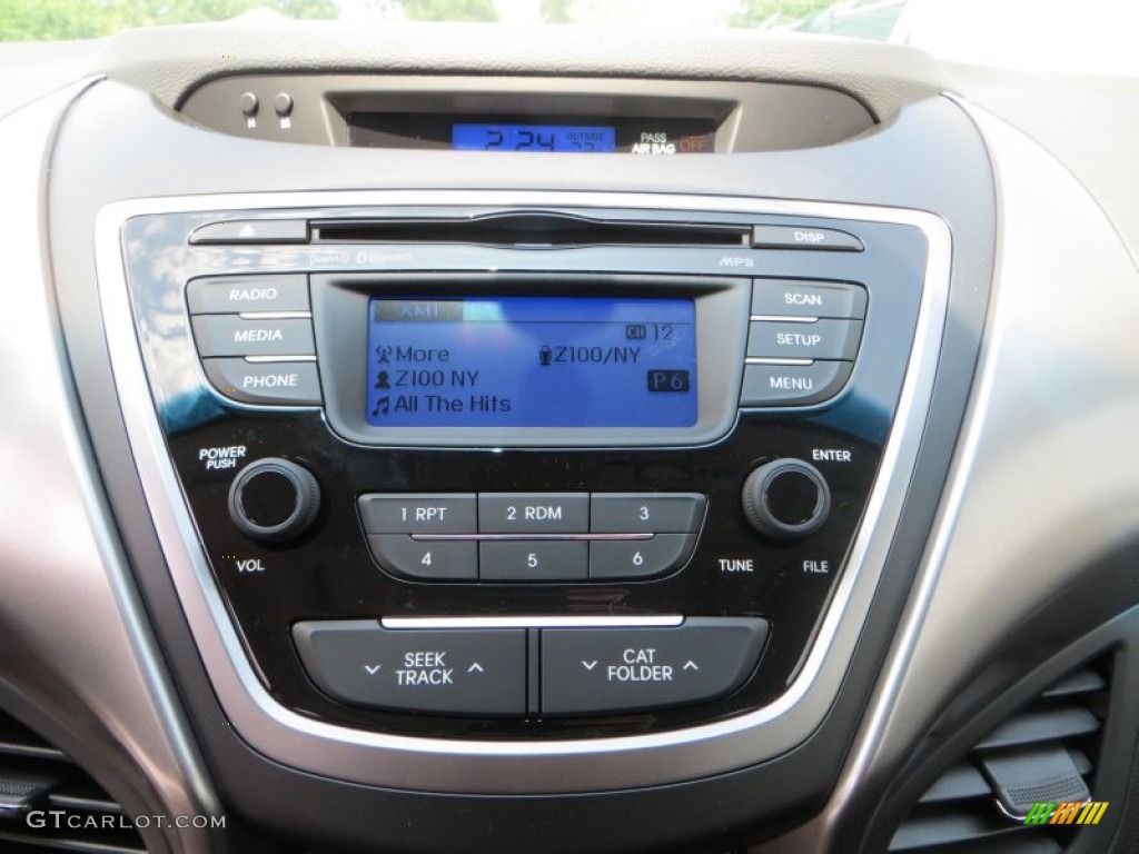 2013 Elantra Limited - Sparkling Ruby / Black photo #27