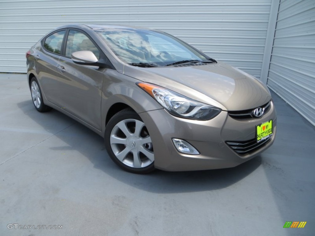 2013 Elantra Limited - Desert Bronze / Beige photo #1
