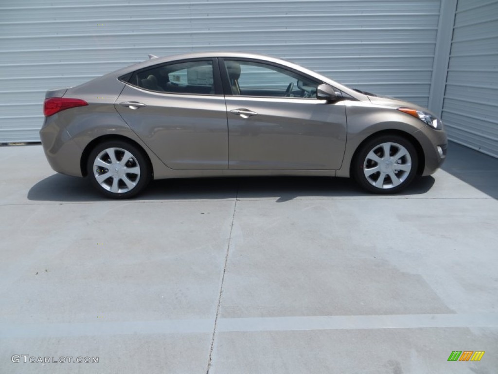 2013 Elantra Limited - Desert Bronze / Beige photo #3