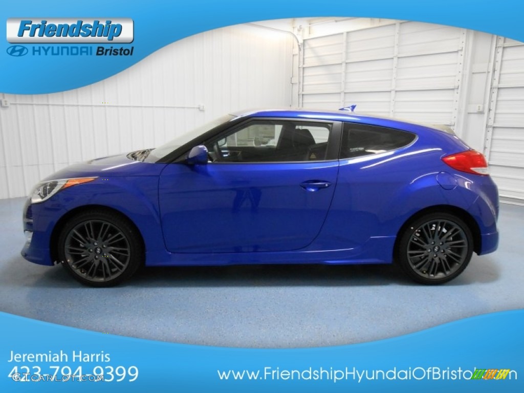 2013 Veloster RE:MIX Edition - Marathon Blue / Black photo #1