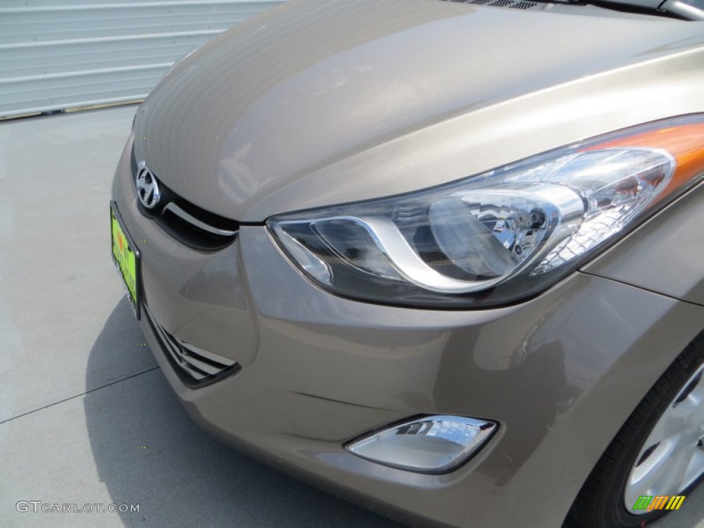 2013 Elantra Limited - Desert Bronze / Beige photo #12