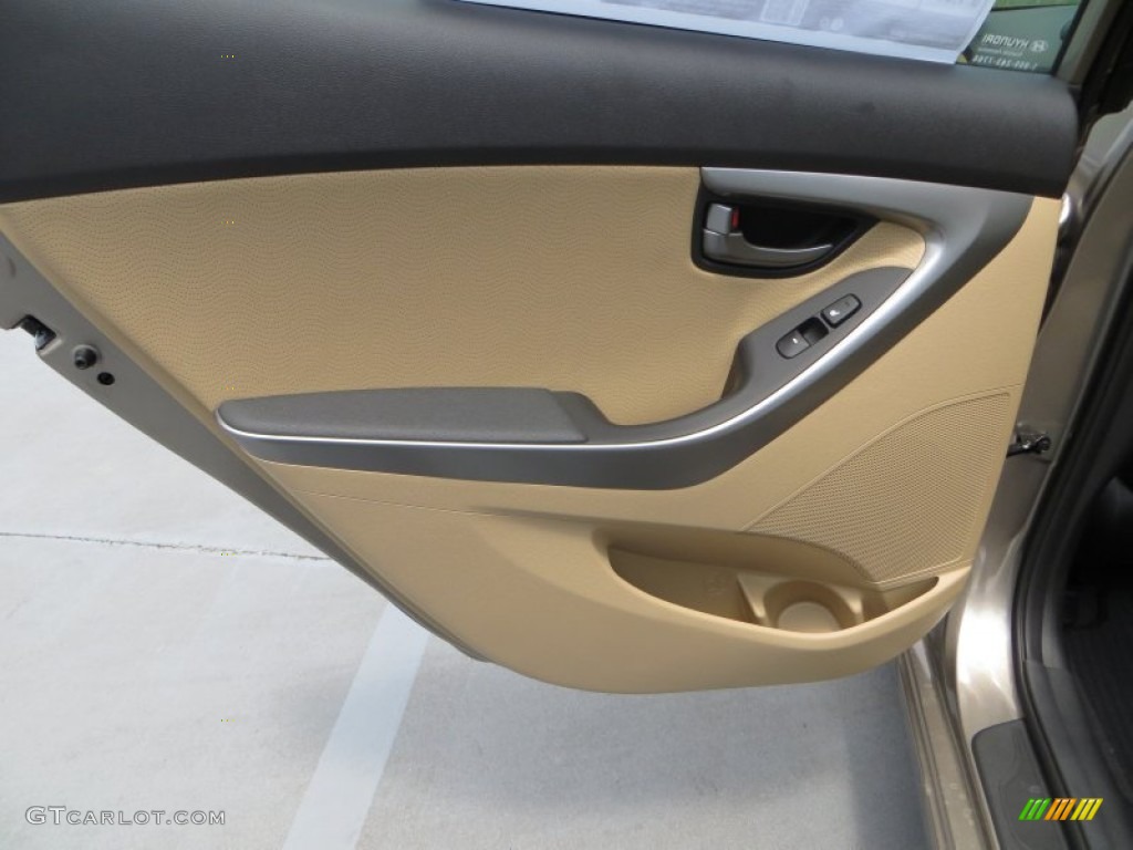 2013 Elantra Limited - Desert Bronze / Beige photo #19