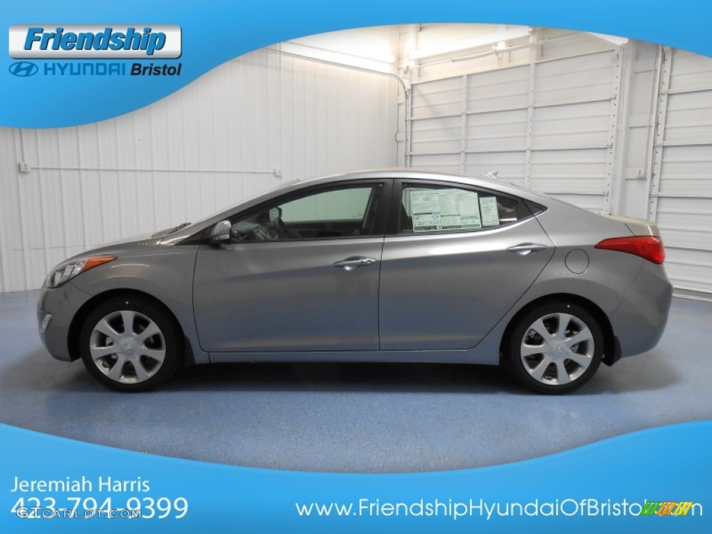 2013 Elantra Limited - Titanium Gray Metallic / Gray photo #1