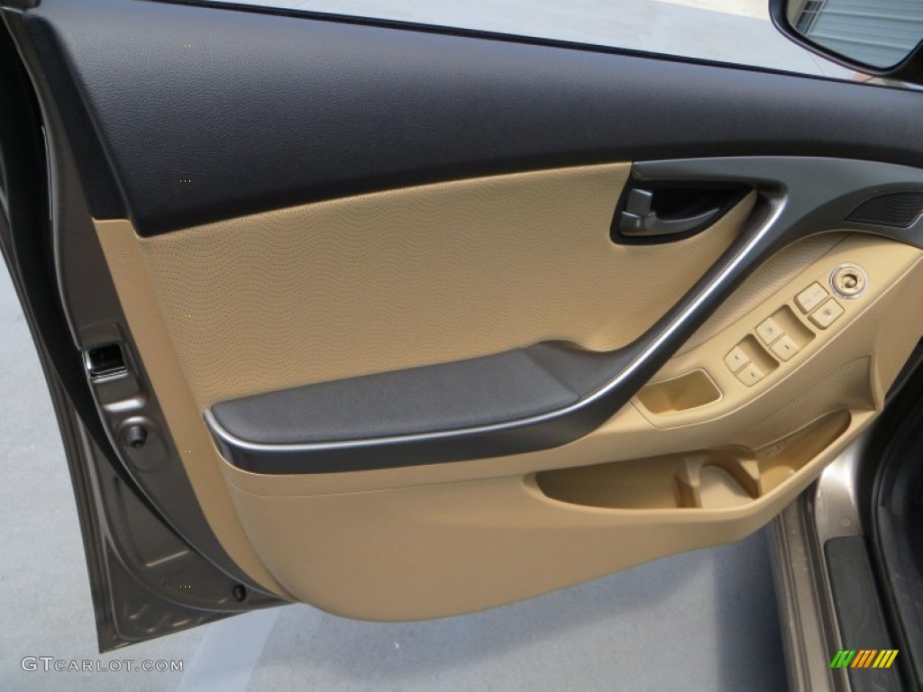 2013 Elantra Limited - Desert Bronze / Beige photo #21