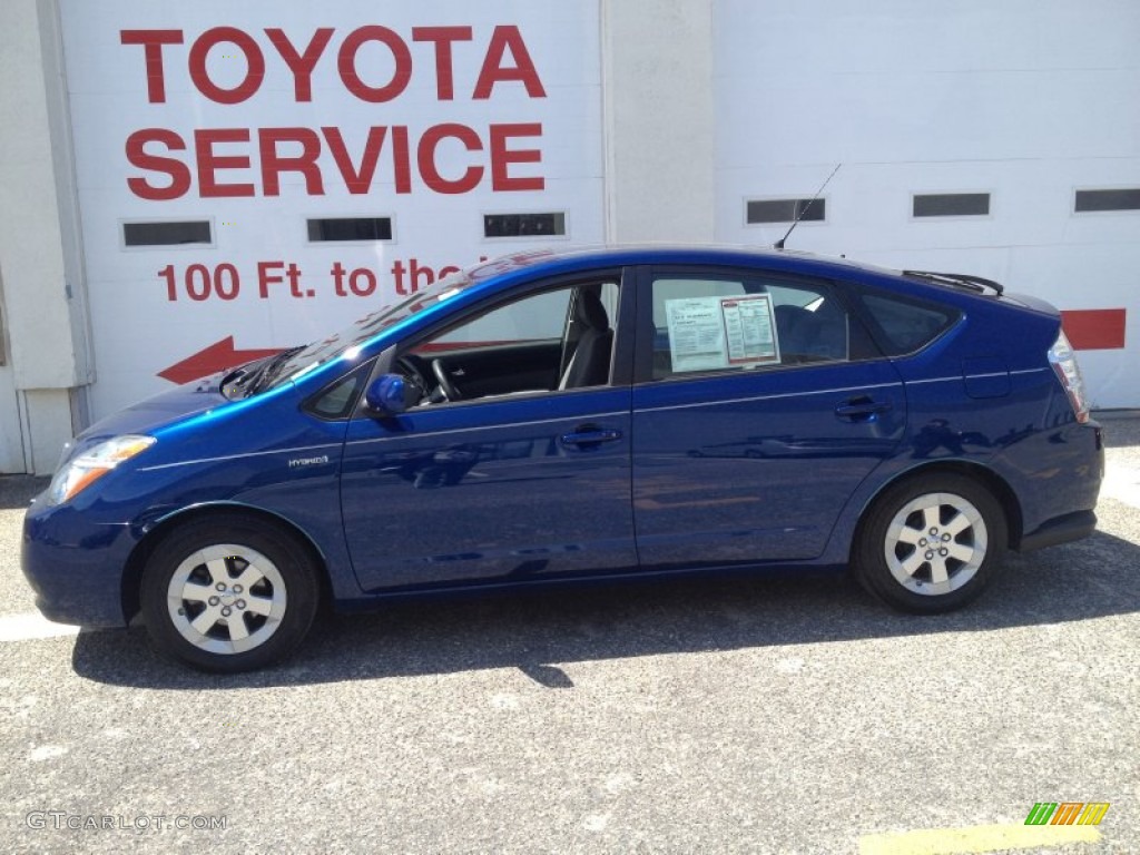2008 Prius Hybrid - Spectra Blue Mica / Gray photo #3